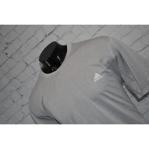 Adidas Golf Gym Shirt Workout Mens Size 2XL Performance Polyester Gray - Picture 1 of 6